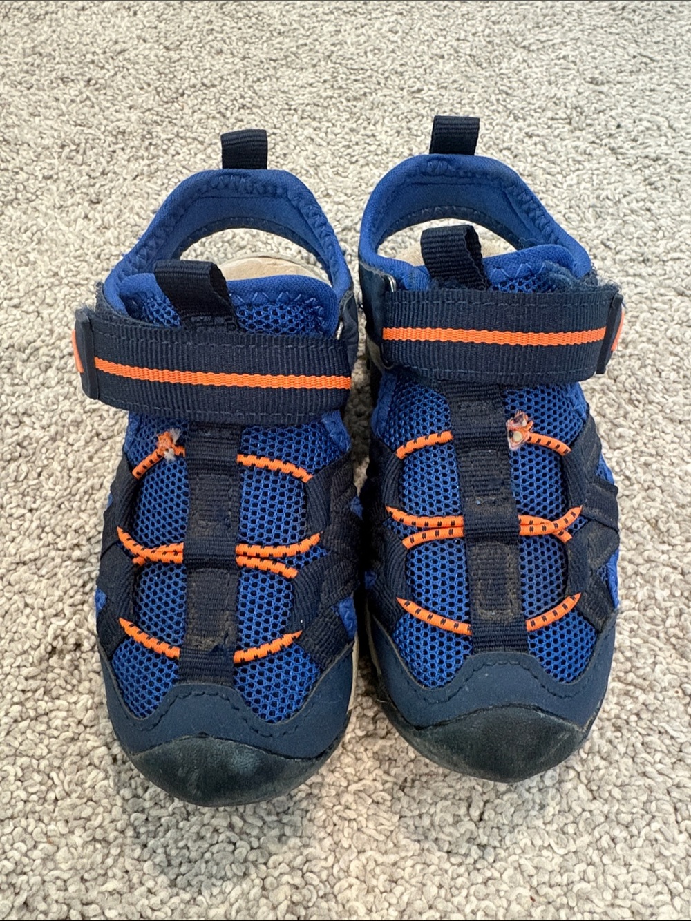 Lily & Dan toddler boys sandals blue 7/8